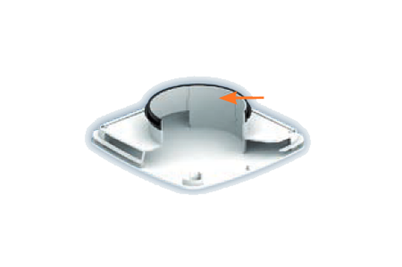 Déflecteur pour bouche Auréa 160 mm - ECONONAME - DEFAUREA160 - 3664132018141