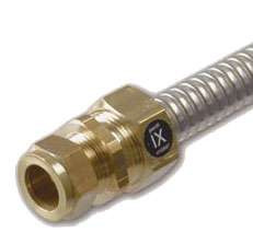 Raccord isiclick aeroline 16 mm inox / cuivre ⌀18 mm 