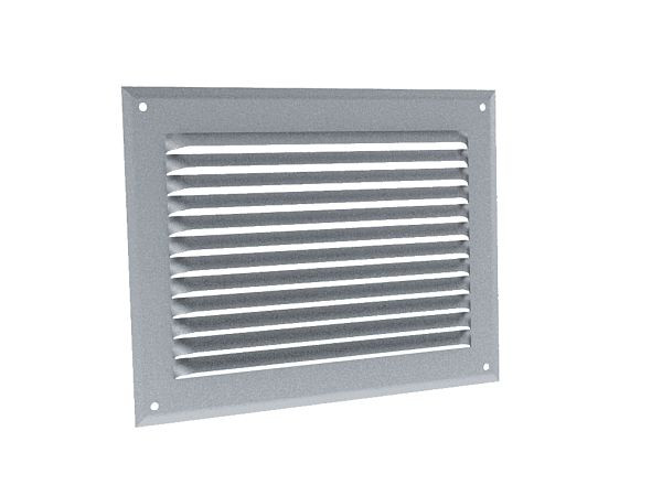 Grilles à auvents en aluminium anodisé GA AN 290 x 80 GAM - 6647 ANJOS
