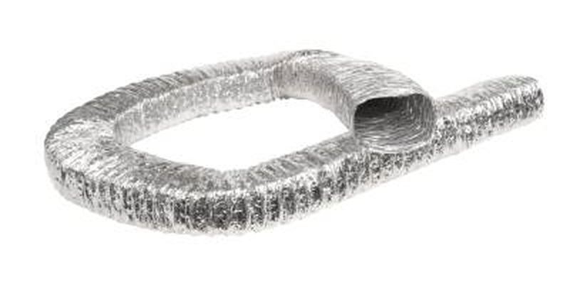 6m Gaine Souple Alu Rectangulaire 140/60 diamètre 125 mm - ECONONAME - GSA140/60L6 - 3664132002560