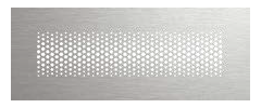 78300667 Profi-air design AVANTGARDE stainless steel 350x130 mm FRAENKISCHE France Grille de ventilation