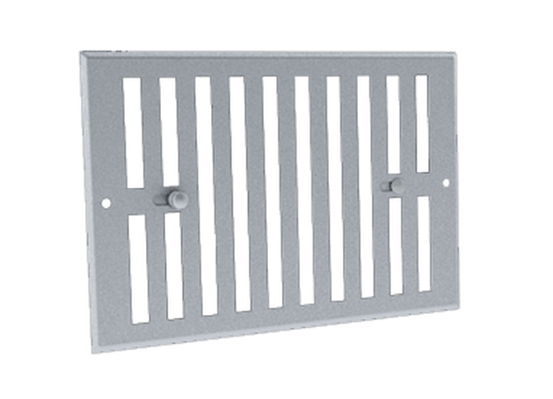 Grille obturable aluminium anodisé 240 x 75 - GOAN - ECONONAME - GOAN24075 - 3664132005097