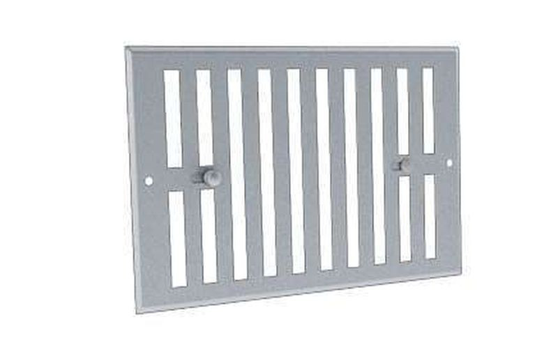 Grille obturable aluminium anodisé 190 x 140 - GOAN - ECONONAME - GOAN190140 - 3664132005110
