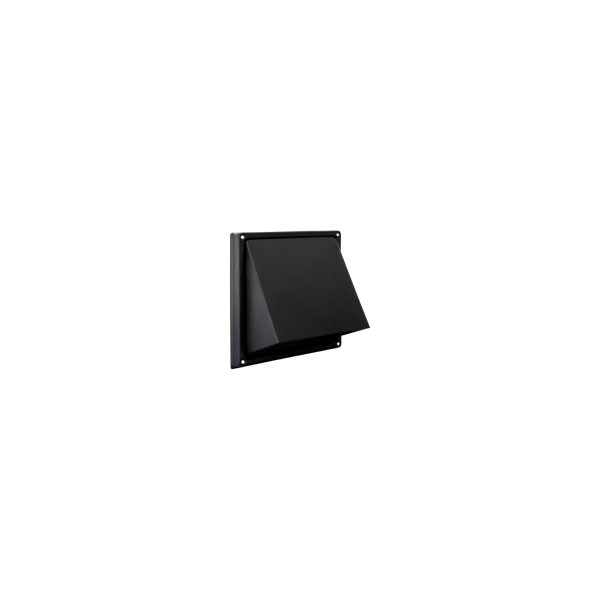 Hotte de façade avec clapet anti-retour inox noir 185x185 9344 RENSON