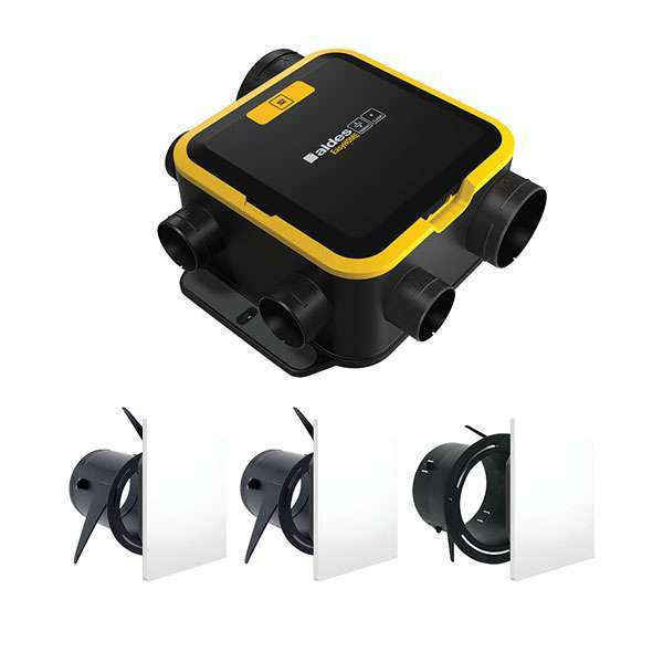  Kit EasyHOME AutoSENS COMPACT + Grilles de ventilation ColorLINE