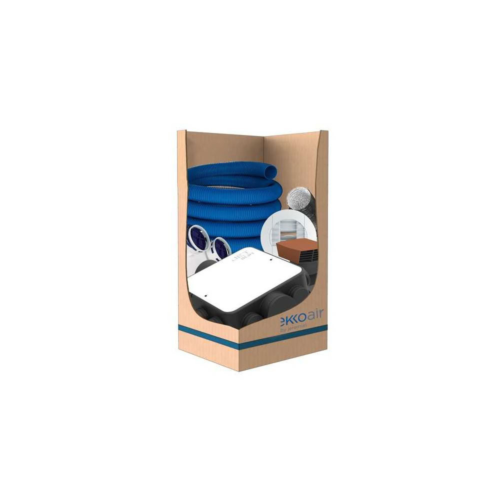 Kit JET SLIM EC pour T3 Kit VMC simple flux hygroréglable JETSLIMECKITT3 Jeremias