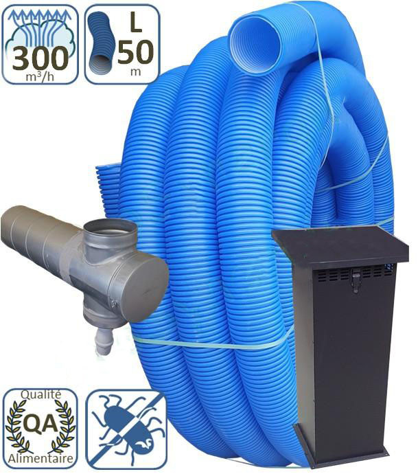 Kit puits canadien Eco 300m3h Kit puits canadien 119500003 ECONONAME