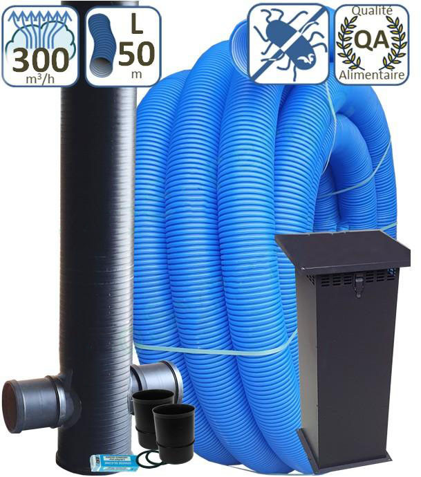 Kit puits canadien Performance 300m3h Kit puits canadien 119500004 ECONONAME