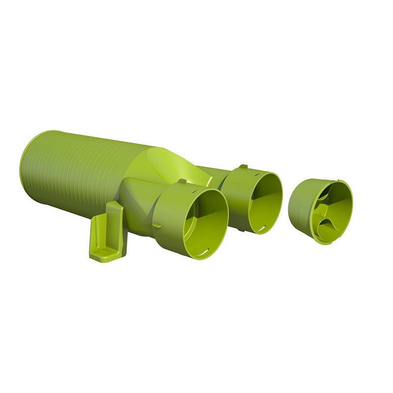 Manchette té droit D125 Optiflex PRO 11095911 ALDES