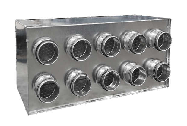 Plenum intermédiaire 10x75/160 ventilation eocnoname