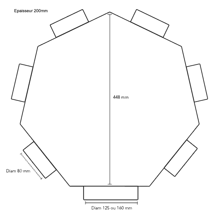 Plenum intermédiaire 6x75/125 econoname