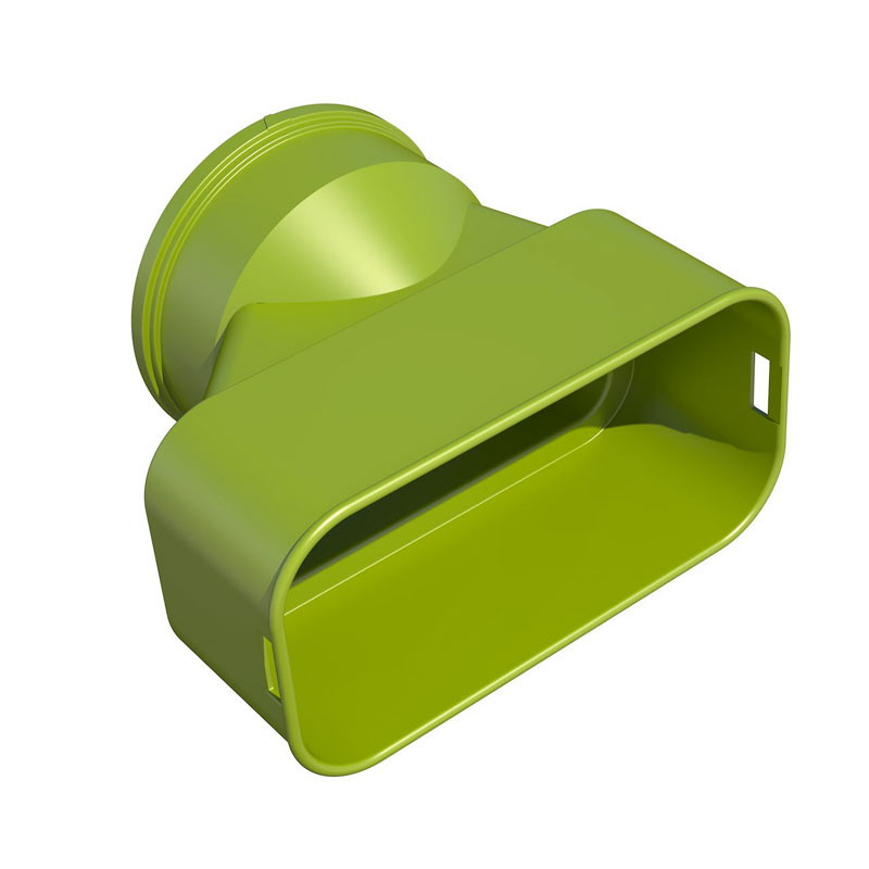 Raccord caisson de distribution pour conduit oblong D130x60 Optiflex PRO 11095953 ALDES