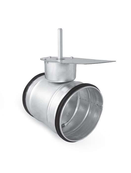 Registre d’équilibrage galva à joints volet plein motorisable 355 mm REVPLAM355 ECONONAME REGGALVPLAM355