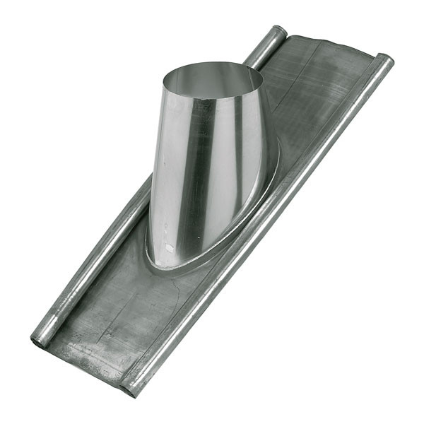 Solin de toiture 20 à 45° inox plomb naturel D80/130mm 186221 UBBINK