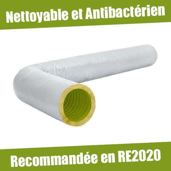 Gaine souple alu isolée renforcée SpireFlexEcoIso 