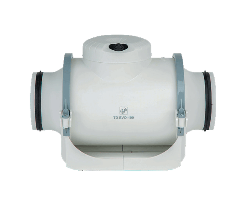 Ventilateur de conduit - TD EVO-100 ECOWATT - S&P UNELVENT - 250037 - 8413893553546