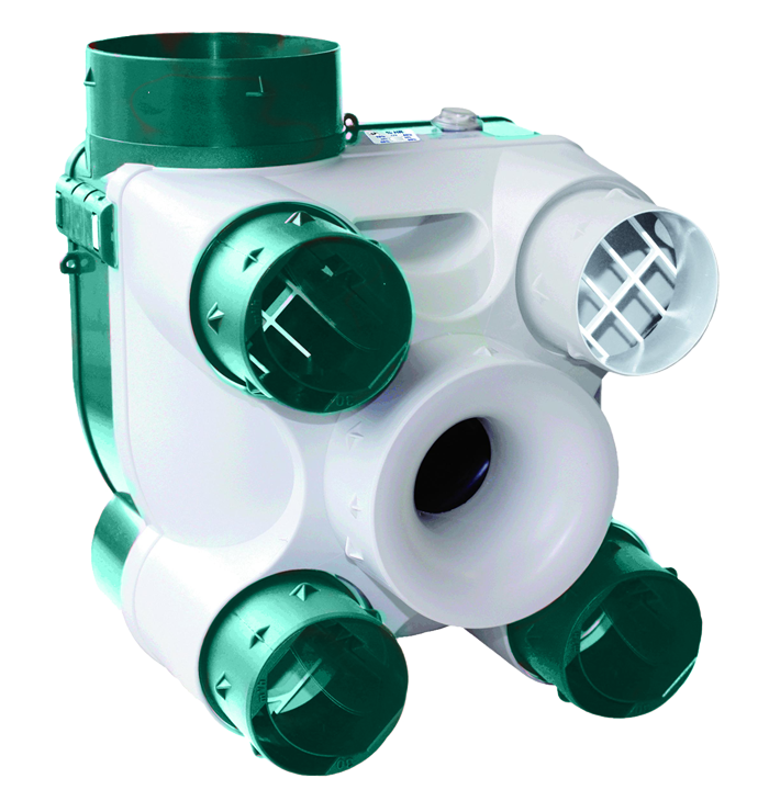 VMC simple flux autoréglable deco sérénité QAI Unelvent