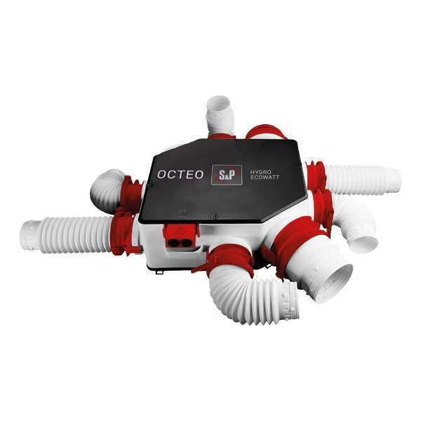 VMC simple flux hygroréglable octeo hygro ecowatt+ 607800 S&P Unelvent