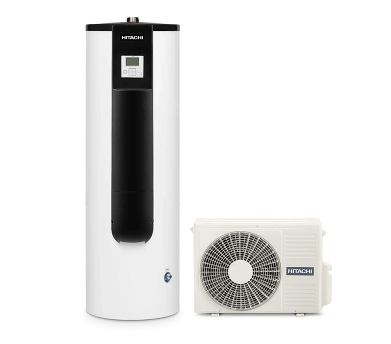 Chauffe-eau thermodynamique 190 L - YUTAMPO R32 - HITACHI - TAW190RHC+RAW35RHC - 