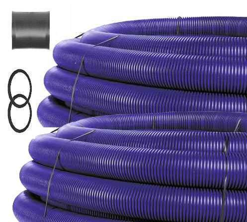 2x25m Collecteur géotherm. ⌀200 + manchon de liaison Helios