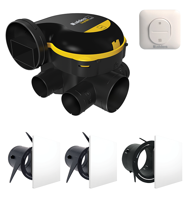 KIT EASYHOME AUTO + COLORLINE avec interrupteur 2 positions pour grande vitesse cuisine