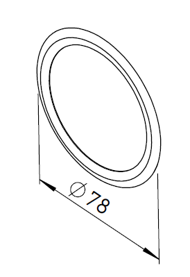 10 Joints toriques pour conduit ⌀75 helios 2916