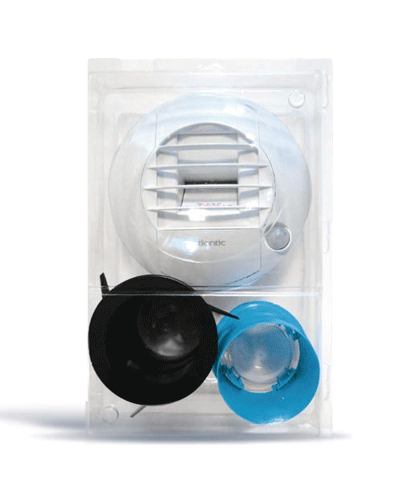  Twist & Go ATLANTIC Pack Bouche extraction autoréglables SDB/WC
