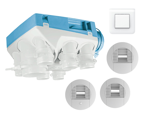 Kit OZEO ECOWATT 2 avec bouton poussoir pour bouche cuisine
