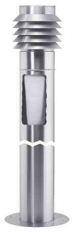 Borne de prise d'air inox ⌀200mm avec filtre - LEWT-A 200 INOX - HELIOS VENTILATEURS - 2992 - 4010184029922