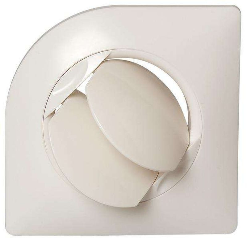 Bouche insufflation carrée - BIO Design ⌀80 - ALDES - 11022065 - 3542280220657