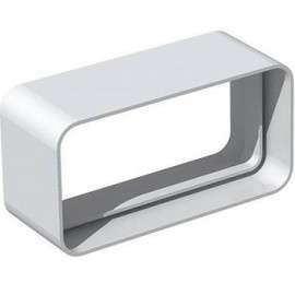 Raccord droit rectangulaire 55x110 