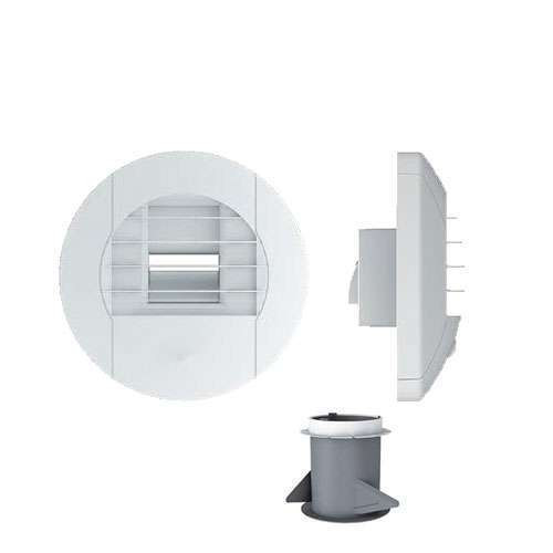 ALIZÉ HYGRO 5/40 + placo Ø 80 à joint HB01 P 9911 Anjos