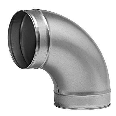Coude 90° Galva d=160mm NATHER 102711