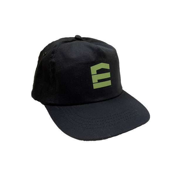 Casquette noire sérigraphiée LONG BEACH 260GR