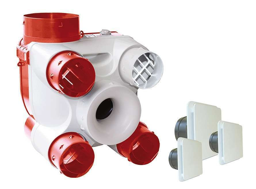 Kit VMC simple flux autoréglable deco dhu unelvent 603116