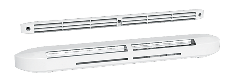 Entrée d’air hygroréglable acoustique compacte + grille - EHC 5/45+G-34 MA - ATLANTIC - 526610 - 3416085266106