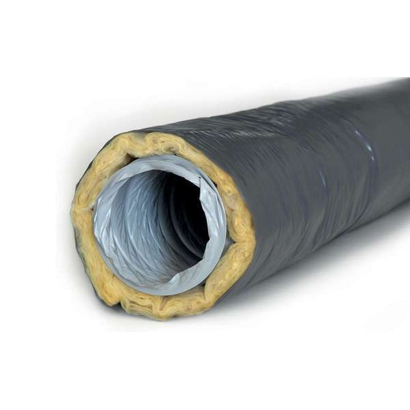 6m Gaine souple PVC isolé ép 25 mm D100 - POLY R THERM  - EOLIANCE - 61010006 - 3701071981041