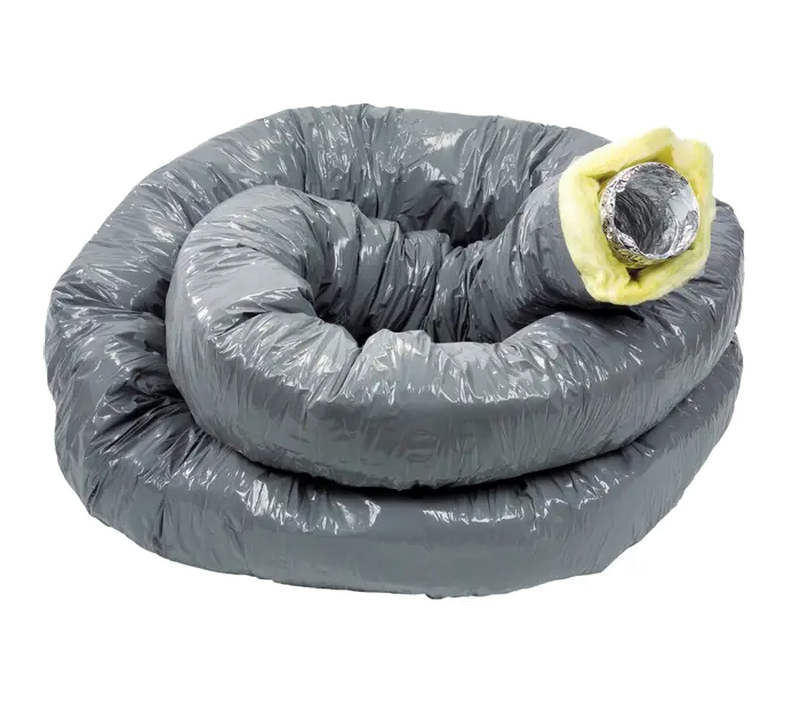 6m Conduit souple Alu ⌀125 isolé 50mm - T 127 ALU CR 50 - ATLANTIC - 423026 - 3416084230269