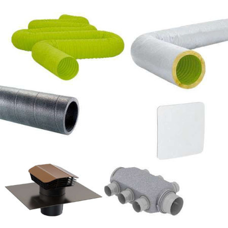 Pack personnalisable pour réseau souple de VMC double flux D160