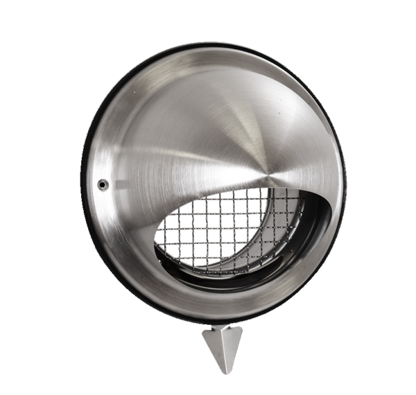 Prise d'air VMC en inox avec grille