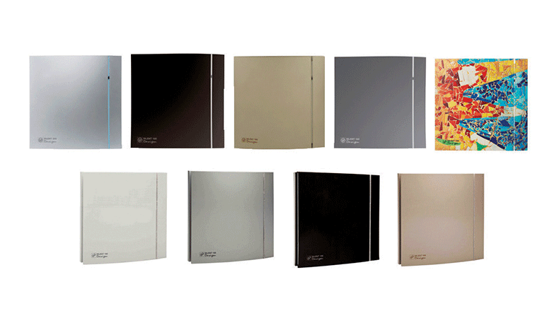 Silent design couleur Unelvent aerateur