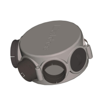 Caisson répartiteur circ. isolé 1x⌀160 + 6x⌀125 
