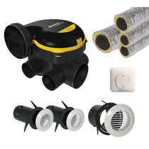 KIT EASYHOME AUTO  avec interrupteur 2 positions pour grande vitesse cuisine et gaines