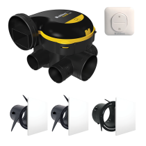 KIT EASYHOME AUTO + COLORLINE avec interrupteur 2 positions pour grande vitesse cuisine