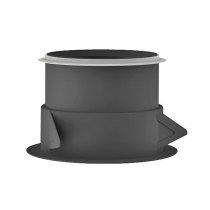 Manchon plastique placo 3 griffes D125 mm l.100