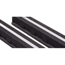 Supports sol caoutchouc noir atlantic 809531