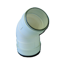 CDCV 45/100 unelvent Coude 45° circulaire à joints 831018