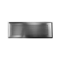 Grille allongée Roma inox unset Zhender 990322081