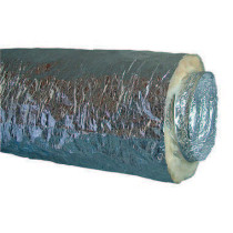 10m Conduit souple Alu Calorifugé ép.25mm M0 ⌀150 