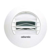 Bouche hygroréglable cuisine à pile - BHC 10/45-135PB 125L - ATLANTIC - 542450 - 3416085424506